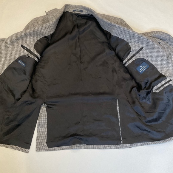 Massimo Dutti Mens 100% Wool Blazer One Button Size 54 - Picture 8 of 13